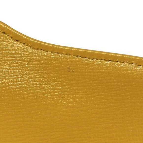 GUCCI Horsebit Yellow Black Straw Leather - Shoulder Bag 916-081525 - Picture 11 of 14